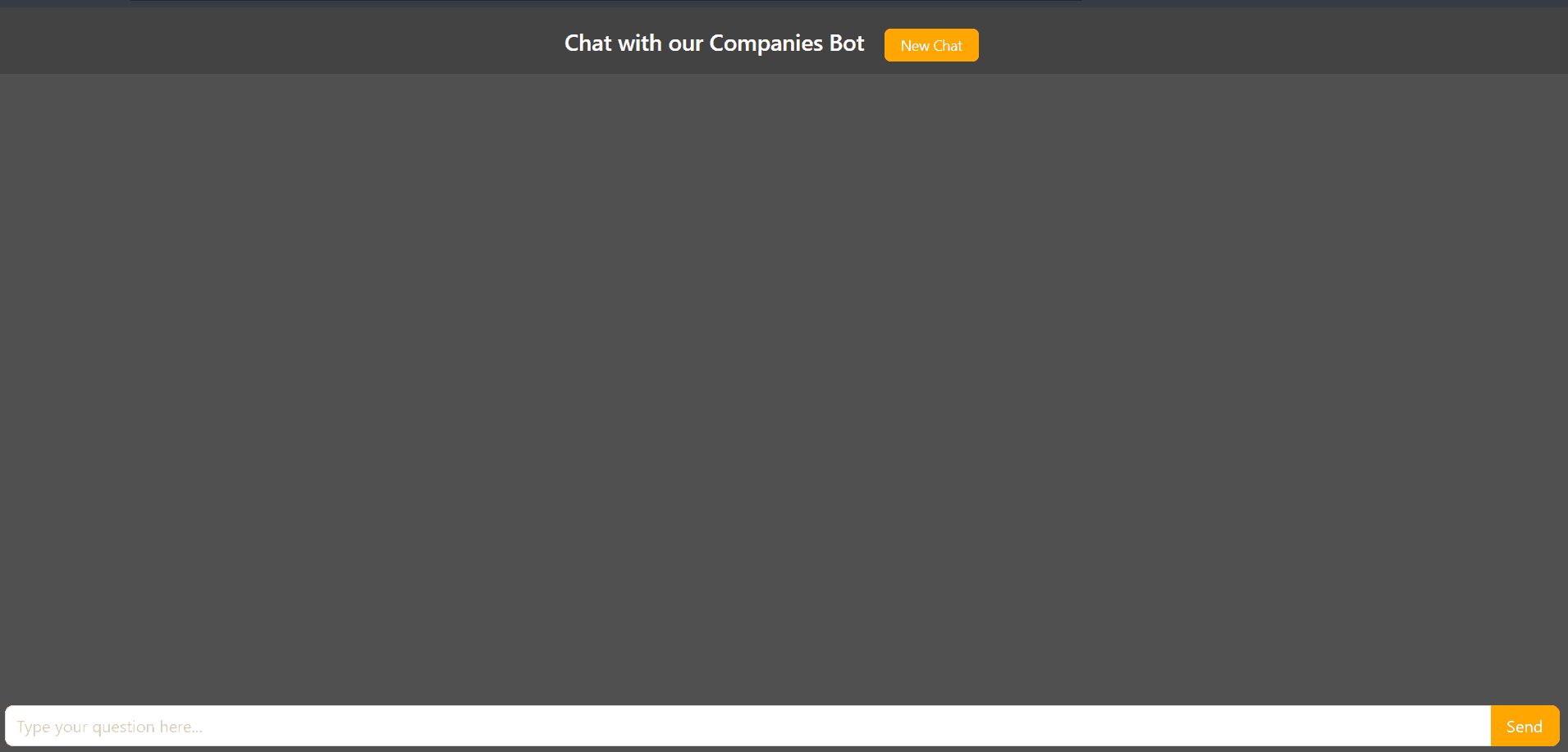 Companies QA Chatbot with RAG - New conversation